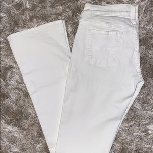Lucky Brand white flares